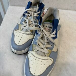 Givenchy Kids Blue and White Sneakers